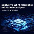 Bebird Note5 Pro Visual Ear Scoop Ear Picking Tool Cleaning Set(Sky Blue) - British D'sire