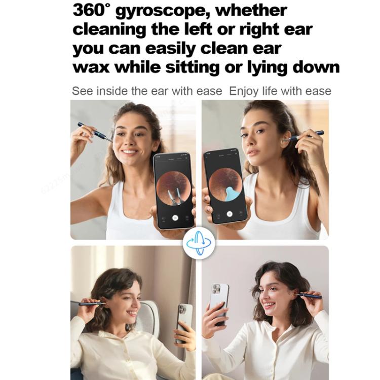 Bebird Note5 Pro Visual Ear Scoop Ear Picking Tool Cleaning Set(White) - British D'sire