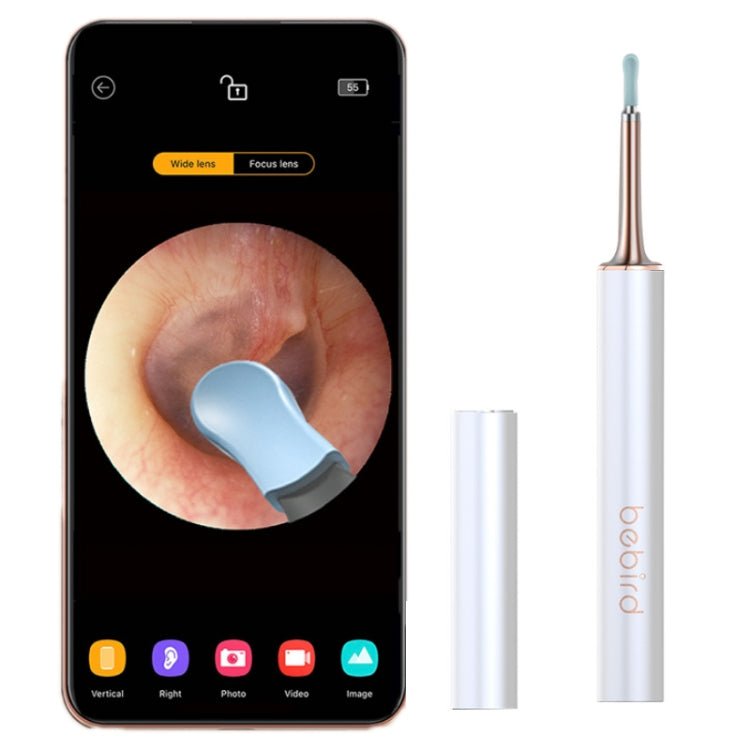 Bebird T15 Smart Visible Luminous Ear Pick Set(Dawn White) - British D'sire Main image