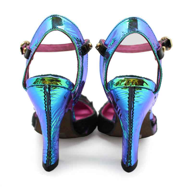 Bec - Black Rainbow Unicorn High heel Secondary image