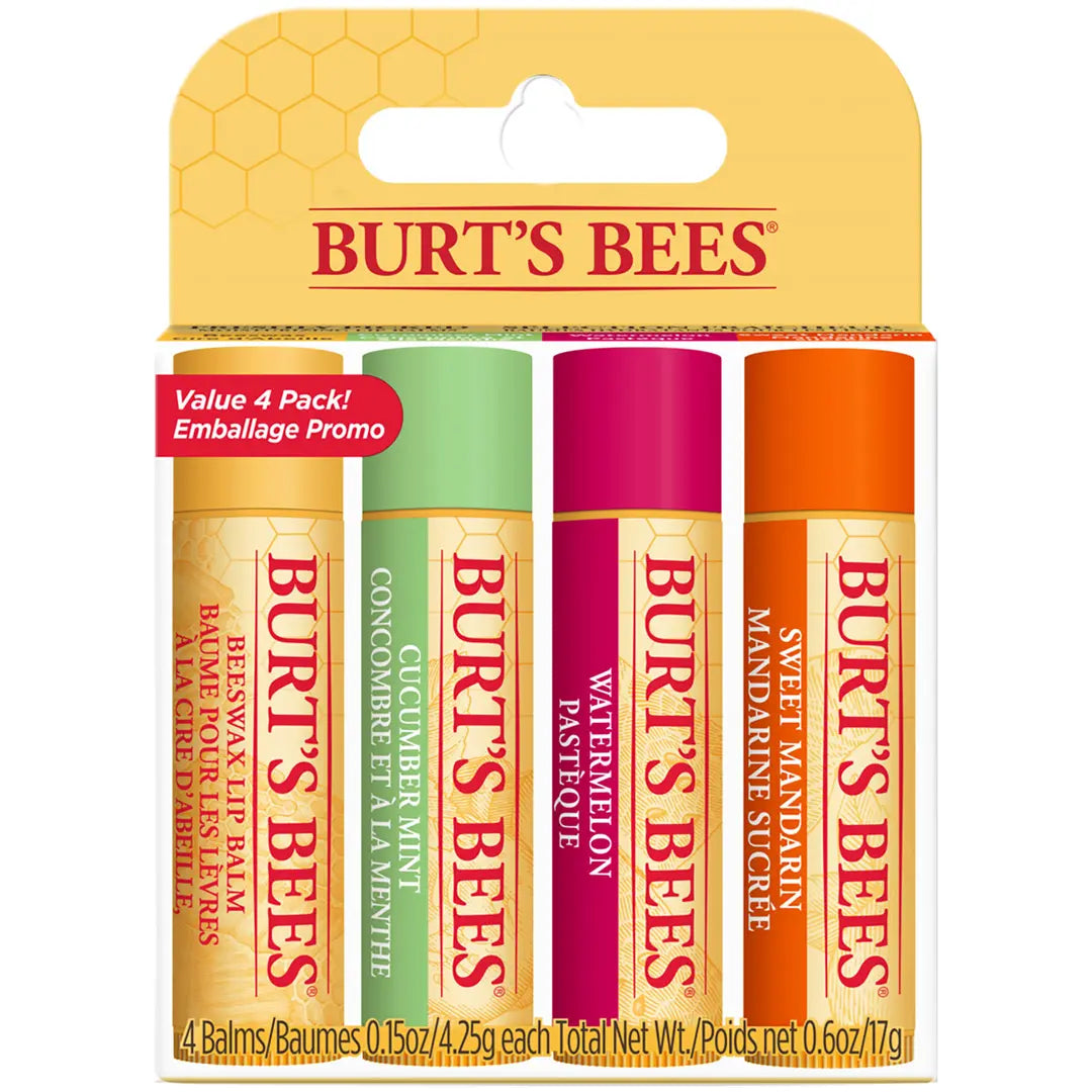 Burt's Bees Freshly Picked Lip Balm Four Pack