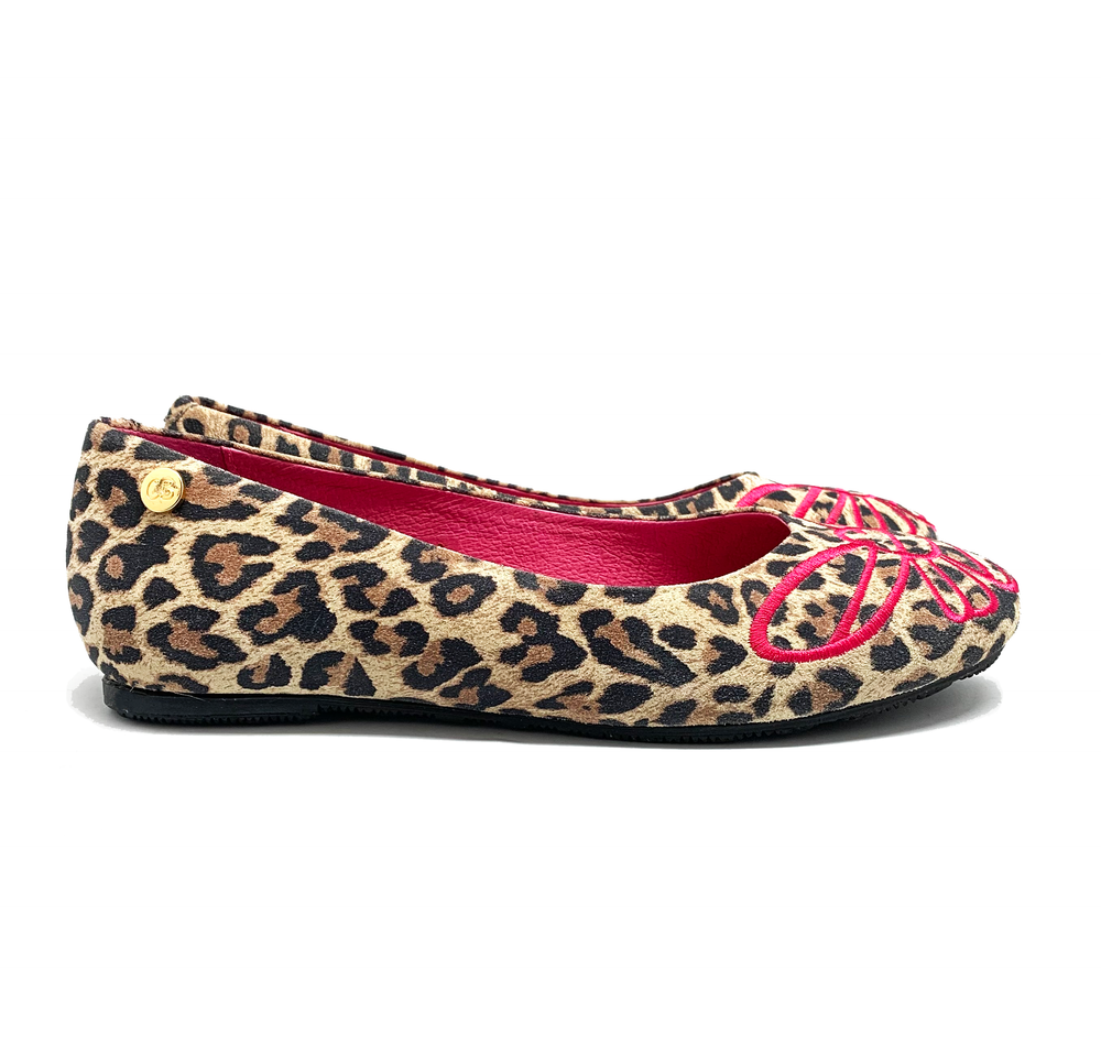 Bee Free - Leopard ballerina