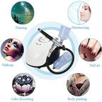Beemyi BS - 103 Beauty Salon High Pressure Oxygen Injection Device Household Handheld Facial Nano Spray Beauty Moisturizing Device, Specification: US Plug(Small Capacity) - British D'sire