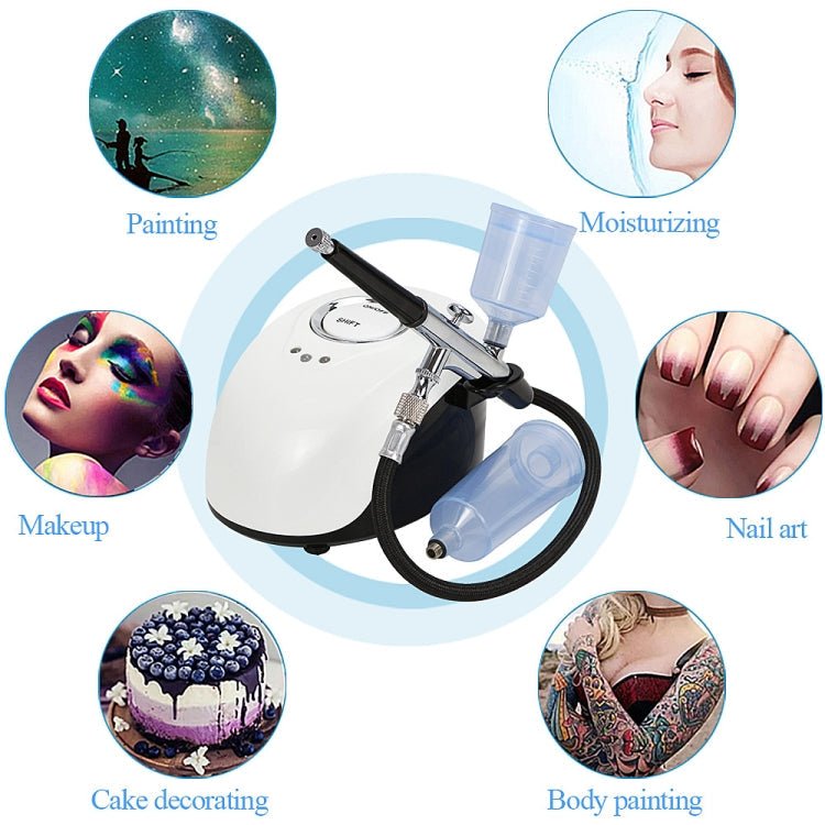 Beemyi BS - 103 Beauty Salon High Pressure Oxygen Injection Device Household Handheld Facial Nano Spray Beauty Moisturizing Device, Specification: US Plug(Small Capacity) - British D'sire