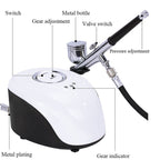 Beemyi BS - 103 Beauty Salon High Pressure Oxygen Injection Device Household Handheld Facial Nano Spray Beauty Moisturizing Device, Specification: US Plug(Small Capacity) - British D'sire