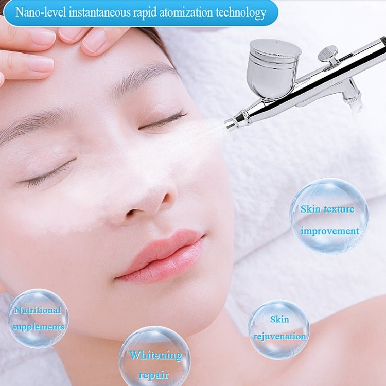 Beemyi BS - 103 Beauty Salon High Pressure Oxygen Injection Device Household Handheld Facial Nano Spray Beauty Moisturizing Device, Specification: US Plug(Small Capacity) - British D'sire