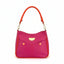 Bella - Fuchsia tumbled leather mini bag - Handbag - British D'sire