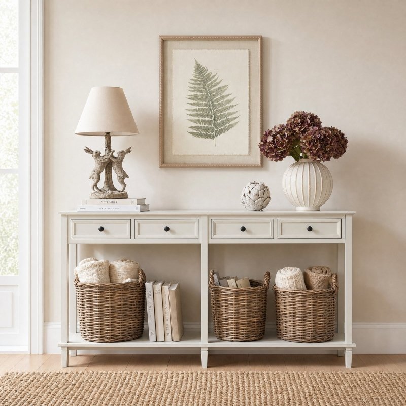 Belmont Collection 4 Drawer Console - Sideboards - British D'sire