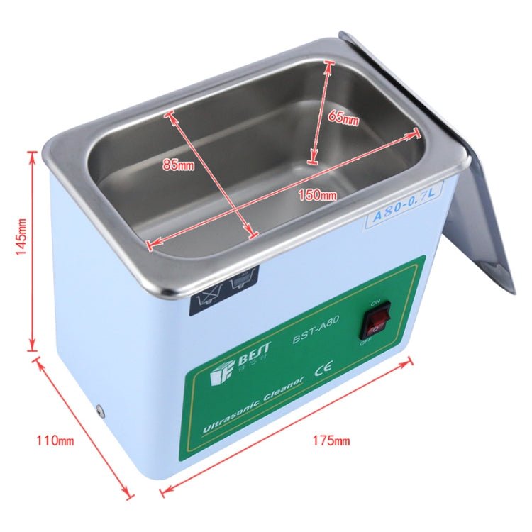 BEST - A80 0.7L Ultrasonic Washing Machine (Voltage 220V) - British D'sire