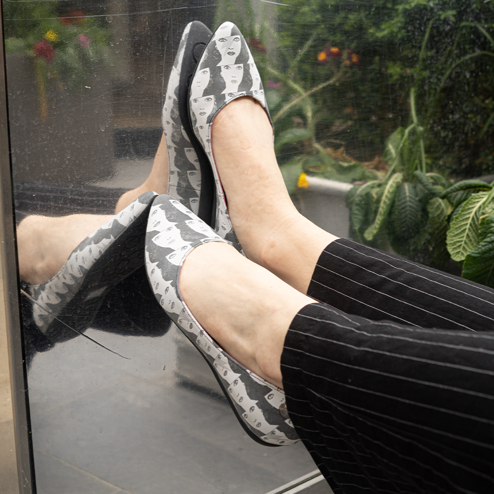 Betty Warhol black and white ballerina