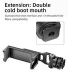 BEXIN PH - 01 Desktop Live Broadcast Bracket 360 Phone Clamp Dual Cold Shoes Mount (Black) - British D'sire