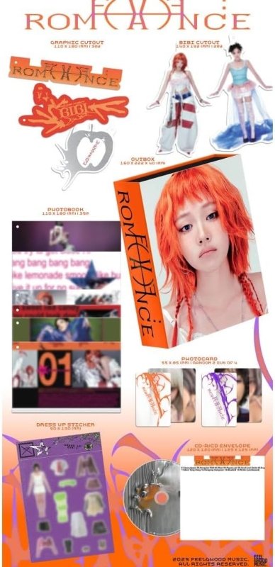 BIBI EVE: ROMANCE [Photobook Ver.] 2nd Album (2 Ver Set) Secondary image