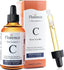 Big 2.11oz. Organic Vitamin C Serum for Face with Hyaluronic Acid. Anti-Aging, Wrinkles, Dark Spots, Brightening and Vegan. Facial Skin Care. Eye Cream Suitable. Women and Men - British D'sire