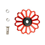 BIKERSAY Bicycle Rear Derailleur Bearing Guide Wheel Accessories, Color: SDL-13 Red - British D'sire
