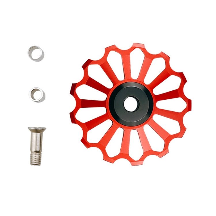 BIKERSAY Bicycle Rear Derailleur Bearing Guide Wheel Accessories, Color: SDL-13 Red - British D'sire