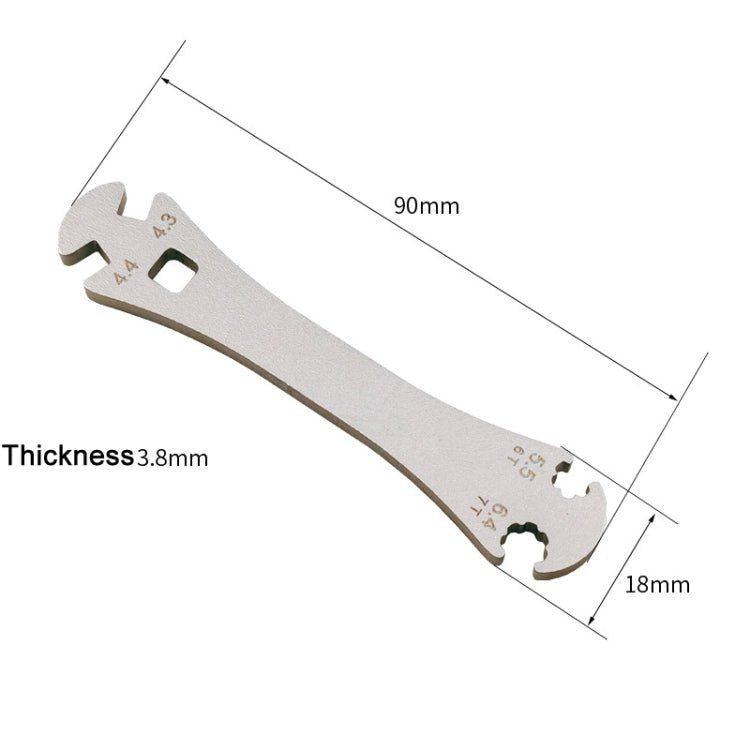 BIKERSAY Bicycle Spoke Wrench Wire Alignment Accessories(BT025S3) - British D'sire