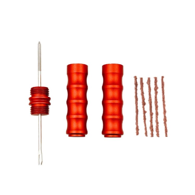 BIKERSAY BT056 Bicycle Fork Drill Bit Vacuum Tire Repair Tool(Red) - British D'sire Main image
