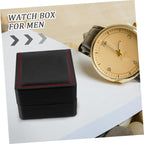 BINBOND Watch Packaging Box Gift Box, Spec: Black Leather - British D'sire