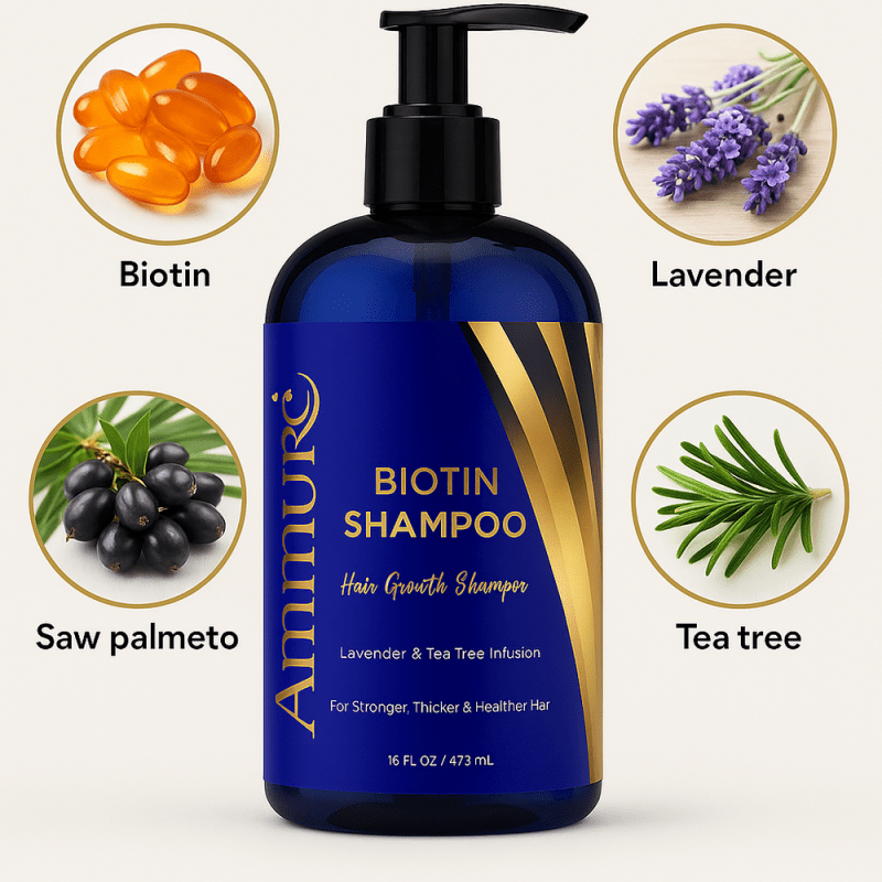 Biotin DHT Blocker Shampoo | Hair Growth & Dandruff - Hair Care Set - British D'sire