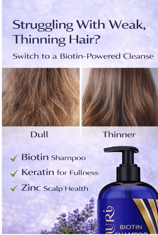 Biotin DHT Blocker Shampoo | Hair Growth & Dandruff - Hair Loss Treatments - British D'sire