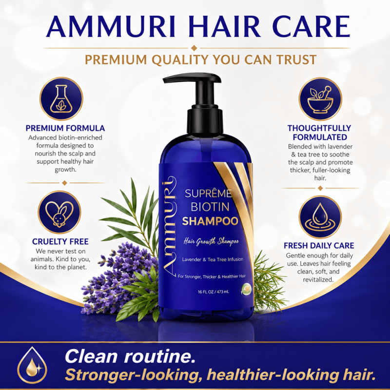 Biotin DHT Blocker Shampoo | Hair Growth & Dandruff - Hair Loss Treatments - British D'sire