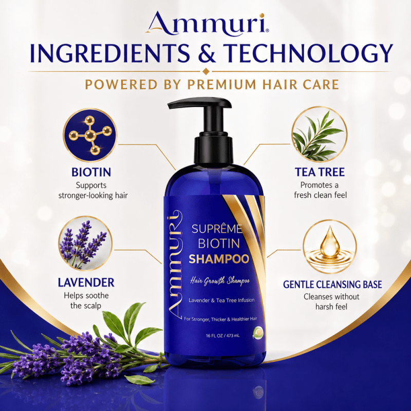 Biotin DHT Blocker Shampoo | Hair Growth & Dandruff - Hair Loss Treatments - British D'sire
