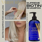 Biotin DHT Blocker Shampoo - Hair Growth, Scalp Care & Dermatitis Treatment - Anti Dandruff, Thinning Solution - Itchy Scalp Relief - Men & Women - 473ml - Biotin Hair Shampoo - British D'sire