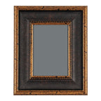 Black And Antique Gold Beaded 5X7 Photo Frame - Photo Frames - British D'sire