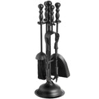 Black Duchess Top Companion Set - Fireplace Accessories - British D'sire