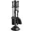 Black Duchess Top Companion Set - Fireplace Accessories - British D'sire