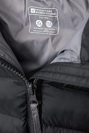 Black Kids Padded Jacket – Mountain Warehouse, Water - Resist - Boys Jacket - British D'sire