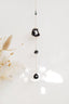 Black Raw Agate & Falcon's Eye Crystal Suncatcher - 30cm - Suncatchers - British D'sire