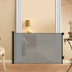 Black Retractable Safety Gate for Kids and Pets - Safety Gate - British D'sire