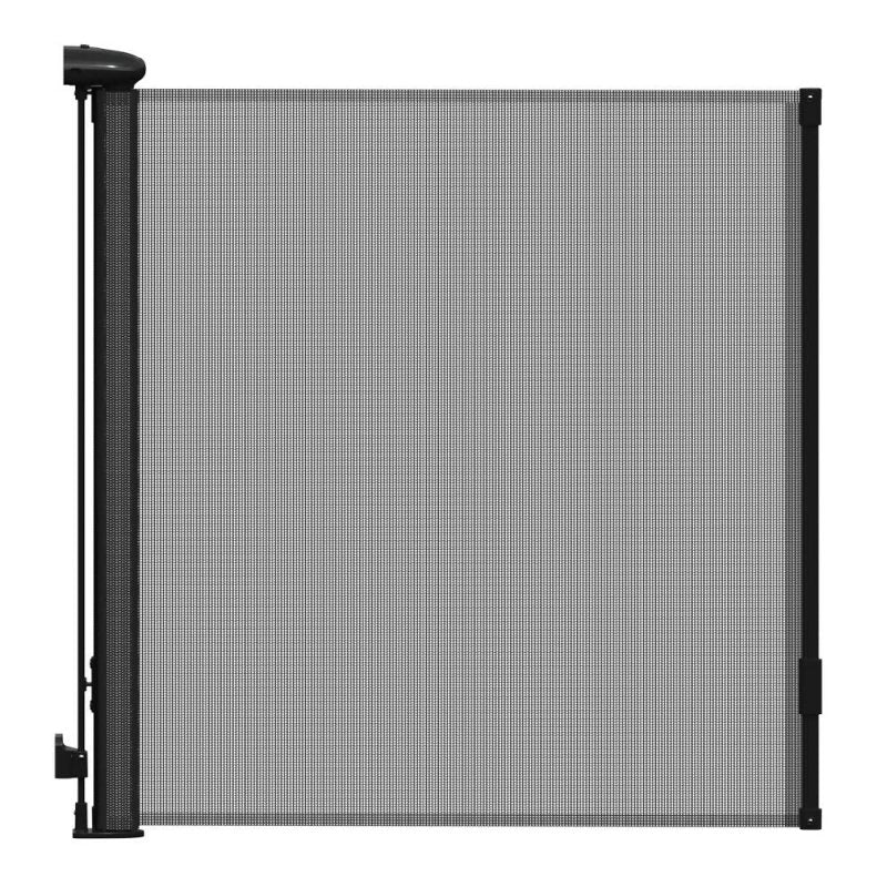Black Retractable Safety Gate for Kids and Pets - Safety Gate - British D'sire
