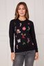 Black Sequin “NOEL” Christmas Jumper – Festive Embellished Knit - Jumper - British D'sire