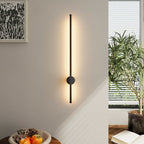 Black Warm Light LED Straight Wall Light 60cm - Wall Light - British D'sire