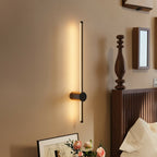 Black Warm Light LED Straight Wall Light 60cm - Wall Light - British D'sire