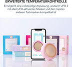 FOREO UFO 2 Full Facial LED Mask Treatment, Full LED Spectrum & Red Light Therapy, Face Masks Beauty Treatment, Warming, Cooling, Face Massager, Moisturiser, Increased Skin Care Absorption, Black
