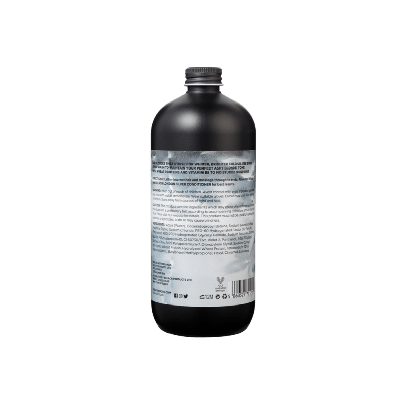 Bleach London Toning Shampoo - Silver - 500ml Secondary image