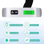 Blendura Digital Luggage Scale, Portable Luggage Weight Scale, Hanging Suitcase Weigher for Travel, Suitcase Scale 110 lb/ 50KG Capacity(With Battery) - Luggage Accessories - British D'sire