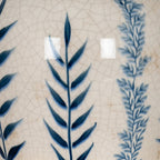 Blue Flora Amphora Jug Vase - Blue Ceramic Decorative Vase - Vases - British D'sire