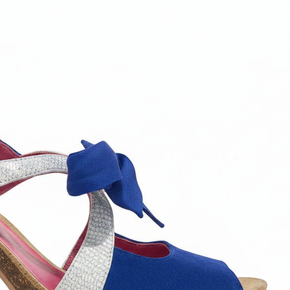 Blue Ribbon – Interchangeable Shoe Ribbon - Accessories - British D'sire Main image