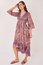 Bohemian Paisley Hi - Low Maxi Dress – 100% Art Silk - Dresses - British D'sire