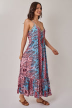 Bohemian Paisley Tassel Detail Tiered Maxi Dress - Dresses - British D'sire