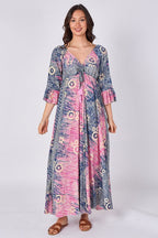 Bohemian Tie - Front Maxi Dress - Dresses - British D'sire