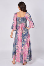 Bohemian Tie - Front Maxi Dress - Dresses - British D'sire