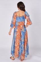 Bohemian Tie - Front Maxi Dress - Dresses - British D'sire