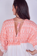 Boho Embroidered Maxi Dress with Tassel Tie – One Size (UK 8–14) - Dresses - British D'sire