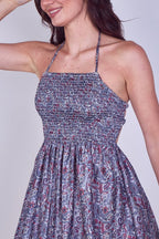 Boho Paisley Halterneck Maxi Dress - Dresses - British D'sire