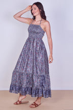 Boho Paisley Halterneck Maxi Dress - Dresses - British D'sire